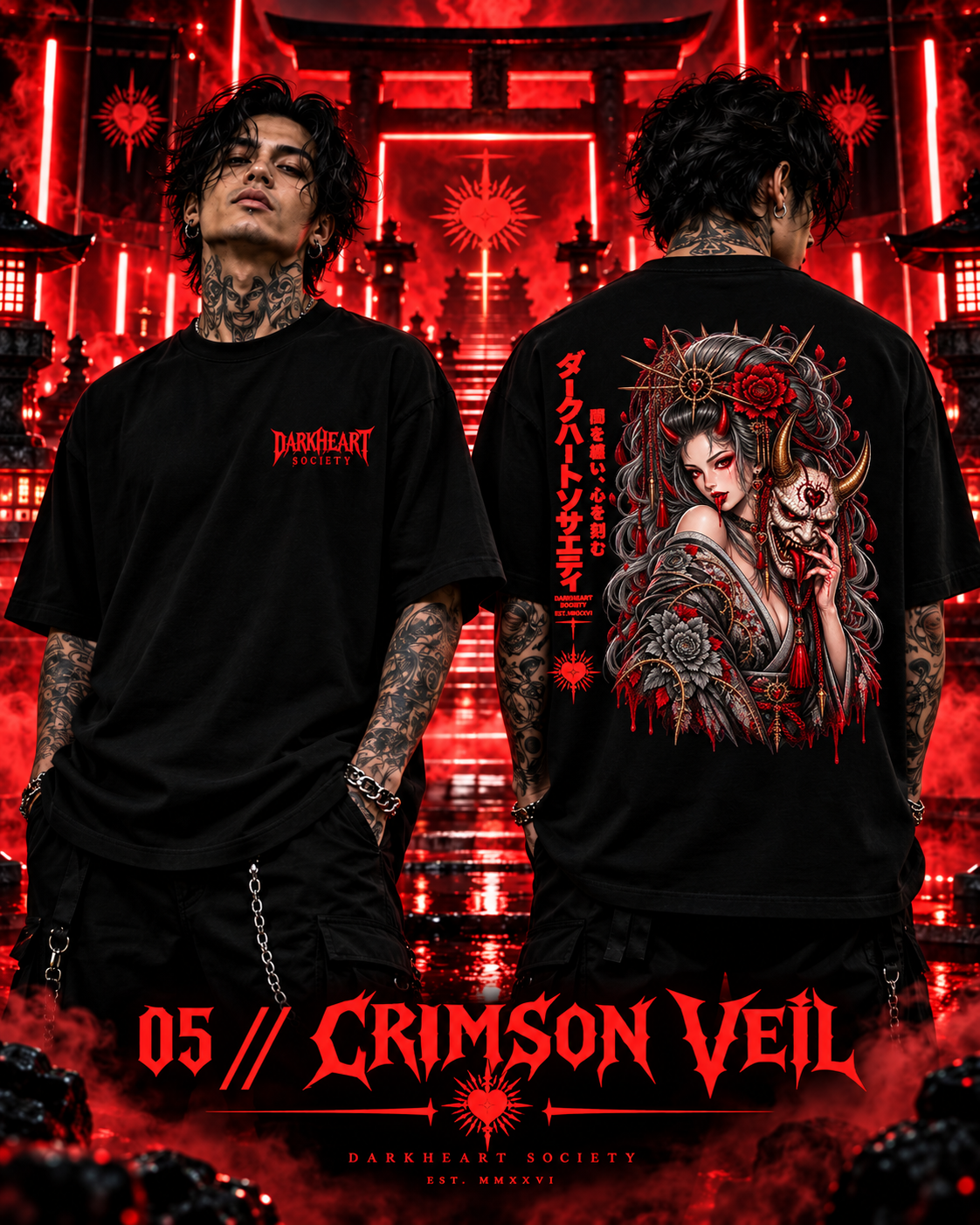 05 // CRIMSON VEIL - T-SHIRT